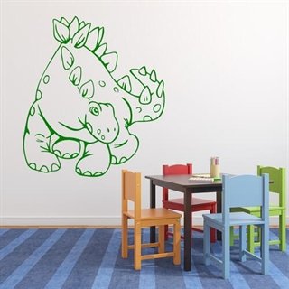 Dinosaurie-wallstickers till det coola pojkrummet
